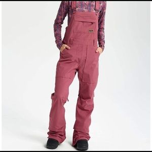 Burton women’s Avalon bib in dusty rose